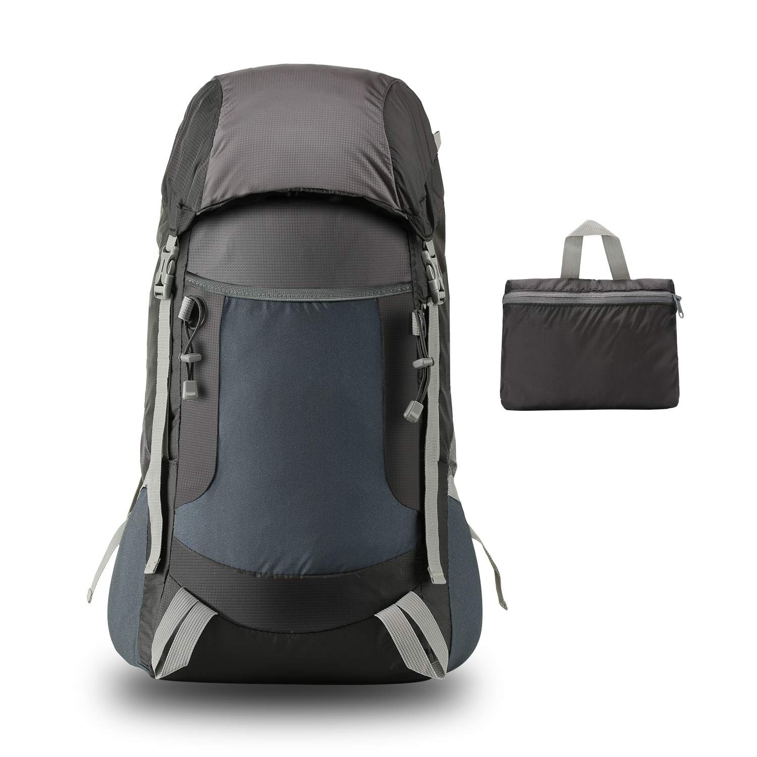 isnowood 35l 轻质可折叠双肩背包 - 耐用防水旅行徒步自行车可折叠